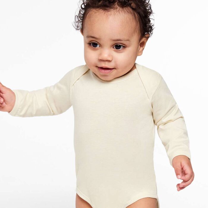 Infant Fine Jersey Long Sleeve Bodysuit Thumbnail