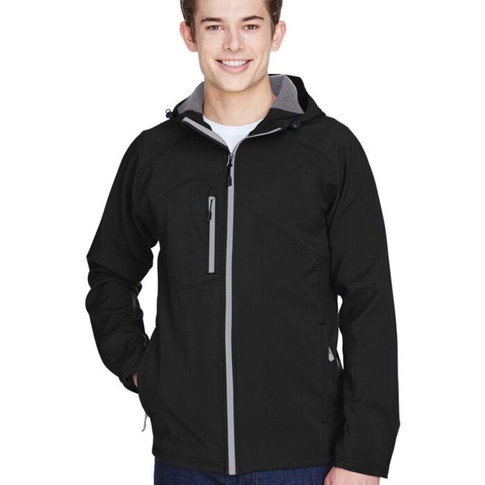 Men's Prospect Two-Layer Fleece Bonded Soft Shell Hooded Jacket Thumbnail