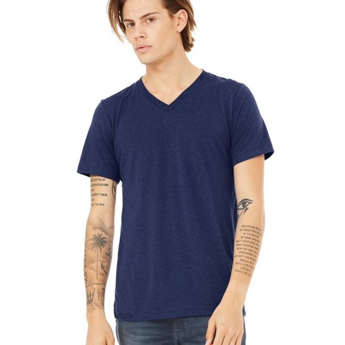 Unisex Triblend V-Neck Tee Thumbnail